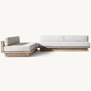 Ensemble <span class=keywords><strong>de</strong></span> chaises longues <span class=keywords><strong>d</strong></span>'extérieur, mobilier en teck pour hôtel et villa, bois massif, luxe, terrasse, imperméable, design simple, <span class=keywords><strong>canapé</strong></span> <span class=keywords><strong>de</strong></span> <span class=keywords><strong>jardin</strong></span>, cour - Product Image 3