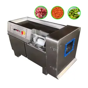 Fast frozen meat cube cutting machine frozen chick beef dicer meat cube cutting machine