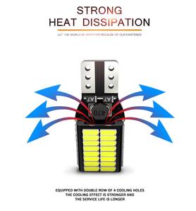 Ampoule LED 921 912 T15 W16W T16 Canbus 54SMD pour clignotant, marche arrière et feu stop de voiture, lampe automobile DC12V 12-24V - Product Image 3