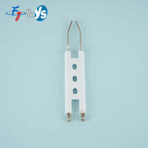 Électrodes d'allumage universelles de type H pour brûleur à mazout BT10 Électrode d'allumage en céramique à double broche Siamois à trois trous - Product Image 3