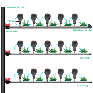 Arroseur en plastique Magge avec couvercle à angle réglable, buse rotative à 360° pour l'irrigation des fermes et des jardins - Product Image 6