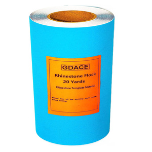 Semaine de promotion : Vente en gros de strass thermocollants de qualité supérieure, rouleaux de flocage adhésif <span class=keywords><strong>pour</strong></span> strass, rouleaux de flocage en gros - Product Image 1