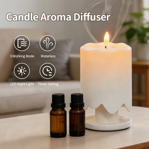 Difusor de Aroma Eléctrico de Lujo sin Agua, Nebulizador de Aceites Esenciales con Temporizador para Decoración del Hogar - Product Image 1