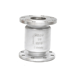 SONGO DN80 3 pulgadas PN40 brida final silencioso acero inoxidable 304 CF8 de no retorno de elevación vertical de válvula de retención - Product Image 2