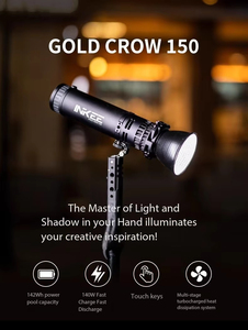 Lumière vidéo LED Inkee Gc150 150W, étanche, avec monture Bowens, diffuseur continu pour l'enregistrement en direct, lumière LED - Product Image 4