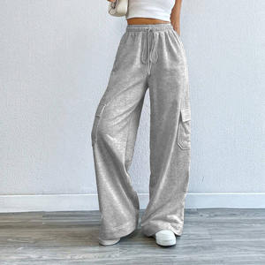 <span class=keywords><strong>Pantaloni</strong></span> larghi larghi <span class=keywords><strong>a</strong></span> vita alta <span class=keywords><strong>con</strong></span> stampa personalizzata, <span class=keywords><strong>pantaloni</strong></span> <span class=keywords><strong>Palazzo</strong></span> <span class=keywords><strong>con</strong></span> lunghezza lunga per le donne/ - Product Image 5