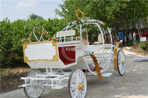 Carruaje de Caballos Clásico de Cenicienta, Mini, Blanco, Eléctrico, para Bodas, Princesas, Estilo Real, en Venta (OEM) - Product Image 3