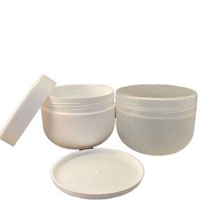 Pot en plastique PP personnalisé de 250 ml (8 oz) à large ouverture en forme de bol avec bouchon à vis pour gommage corporel, beurre corporel, masque capillaire - Product Image 1