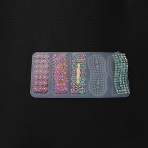 Силиконовая форма для заколки «сделай сам», зажим для волос, форма для самостоятельного литья из кристаллов и эпоксидной смолы, Индивидуальные ювелирные инструменты - Product Image 4