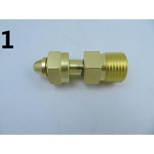 Régulateur de cylindre en laiton pour acétylène, compatible avec CGA-200 CGA-300 CGA-510 CGA-520, structure de réduction de pression POL - Product Image 1