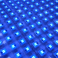 Pantalla LED para Exteriores de Alta Luminosidad, Ultra Brillante, para Publicidad Comercial, Pantalla Grande de Pared de Píxeles, Señalización Transparente