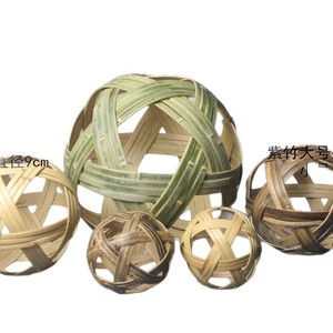 Bamboo Woven Balls Handmade Traditional Bamboo Craft Souvenir Decorative Item - Product Image 5