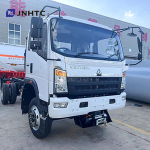 HOWO luce in acciaio inox acqua potabile camion 4x4 5000 litro 5Ton trasporto acqua cisterna camion prezzo - Product Image 3