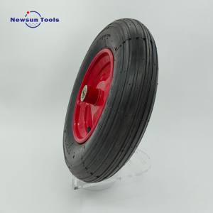 Ruota del pneumatico della carriola per il carrello 3.50 ruota di gomma dell'aria del mercato della Turchia 350-8 ruota gonfiabile pneumatico del camion della carriola - Product Image 3