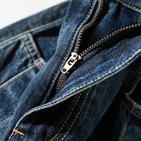 Jeans baggy taille basse style coréen pour hommes, tendance vintage, lavés, pantalons amples