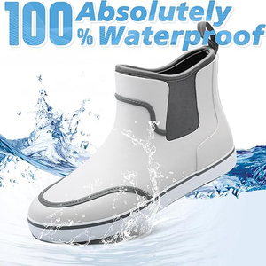 Bottes <span class=keywords><strong>de</strong></span> pont en caoutchouc imperméables pour hommes, chaussures <span class=keywords><strong>de</strong></span> <span class=keywords><strong>pêche</strong></span> à la cheville, antidérapantes, bottes <span class=keywords><strong>de</strong></span> pluie pour la navigation <span class=keywords><strong>de</strong></span> plaisance, le jardinage, la voile - Product Image 5