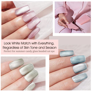 RS Nail Professional 8g Ceramic Cat Eye Gel <span class=keywords><strong>Vernis</strong></span> Disco Step <span class=keywords><strong>UV</strong></span> Nail Gel Polish Soak off <span class=keywords><strong>Semi</strong></span>-<span class=keywords><strong>Permanent</strong></span> 10g Poids Échantillon gratuit - Product Image 3