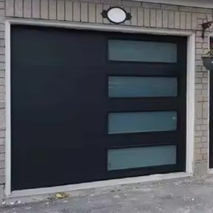 <span class=keywords><strong>Porte</strong></span> <span class=keywords><strong>de</strong></span> <span class=keywords><strong>garage</strong></span> <span class=keywords><strong>sectionnelle</strong></span> automatique en aluminium à panneaux sandwich modernes pour les maisons - Product Image 2