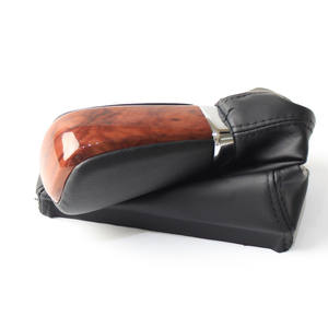 Cubierta de Palanca de Cambios para Toyota Land Cruiser, Material ABS, Estilo Cuero Negro, Repuesto - Product Image 3