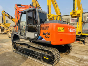 Maquinaria de construcción superventas de segunda mano zx120, excavadora sobre orugas hidráulica de tamaño mediano de 10 toneladas usada a la venta - Product Image 4