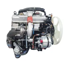 Brand Nieuwe 4 Cilinder 4 Takt 68kw 92hp 3600Rpm Isuzu 4JB1/4JB1T Licht Vrachtwagen Dieselmotor Voor Truck en Pick Up