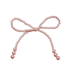 Pearl Bow Cake Decoration Heart Shape Plastic Reusable For Birthday Mother's Day Women's Day Valentine'S Day - Product Image 5