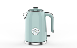 Ấm Đun Nước 1.7L Phong Cách Mới Với Nhiệt Kế Thiết Bị Nhà Bếp Ấm Đun Nước Điện Bằng Thép Không Gỉ Cổ Điển - Product Image 2