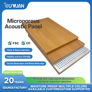 Panneaux muraux acoustiques en <span class=keywords><strong>bois</strong></span> massif, design 3D, panneaux perforés insonorisants en MDF pour la décoration intérieure de projets de construction - Product Image 1