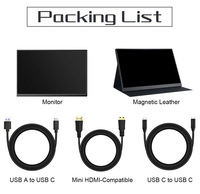 OEM 13.3 "15.6" 16 "17.3" 18 pouces Moniteur portable LCD ultra mince pour ordinateur portable 1080P 2.5K 4K 144HZ IPS