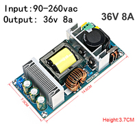 Module d'alimentation industriel haute puissance AC-DC 288W 36V 8A carte d'alimentation à découpage DC36V-8 de carte nue