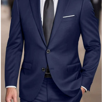Costume deux pièces personnalisé pour homme, imprimé numérique, deux boutons, idéal pour le commerce transfrontalier – Nouvelle collection usine