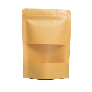 2025 sẵn sàng tàu <span class=keywords><strong>doypack</strong></span> Zip nâu đen <span class=keywords><strong>Craft</strong></span> đứng túi bao bì thực phẩm dây kéo giấy kraft Mylar túi khoai tây chiên thức ăn vật nuôi - Product Image 1