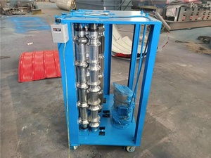 Aluminum Bar Curve Steel Stirrup Bending <b>Tile</b> Making Machinery Electric Metal Arch Roofing <b>Sheet</b> Crimping Making Machine - Product Image 2