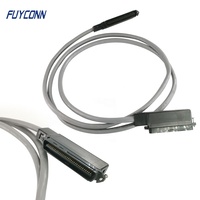 Câble RJ21 assemblé 50/64 broches femelle mâle vers 50/64 broches mâle femelle, connecteur Cat 3 25pr 32pr, câble télécom PBX avec connecteur IDC Champ