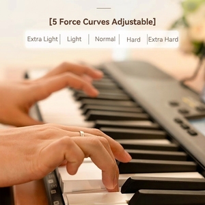 <span class=keywords><strong>Clavier</strong></span> électronique portable NUX à 61 touches et piano avec batterie rechargeable, construction métallique NEK100 - Product Image 4