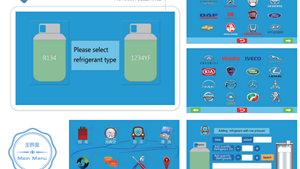 Nouvelle machine de récupération et de <span class=keywords><strong>recharge</strong></span> de réfrigérant automobile Aomai AC-1000, entièrement automatique, certifiée CE, pour <span class=keywords><strong>R134</strong></span>/R1234YF - Product Image 4
