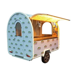 Carrito de Helados y Jugos Popular en el Mercado Europeo 2024, Mini Carrito de Comida con Máquinas para Snacks - Product Image 1