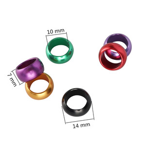 Anillas de Identificación de Aluminio de 8mm/10mm para <span class=keywords><strong>Palomas</strong></span>, Herramientas de Color para <span class=keywords><strong>Palomas</strong></span> de Carrera, Anillas para Patas de Loros - Product Image 2