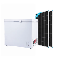 Congélateurs solaires à coffre profond 24V DC 68L-1688L, directement de l'usine