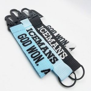 Universal Car Keychain Lanyard Hanging Strap with Metal <b>Key</b> Holder <b>Key</b> <b>Ring</b> Lanyard for Car Motorcycle - Product Image 2