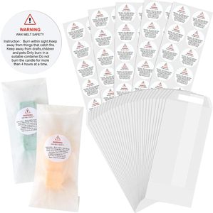 Emballages écologiques pour barres de cire, sacs en papier ciré, bougies artisanales, cire fondue, enveloppes en papier vélin avec bande adhésive - Product Image 1