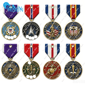 Medaglia Commemorativa Personalizzata USAF USMC USN USCG, Insegna in Metallo a Forma di Aquila, Medaglia Cerimoniale da Petto - Product Image 5