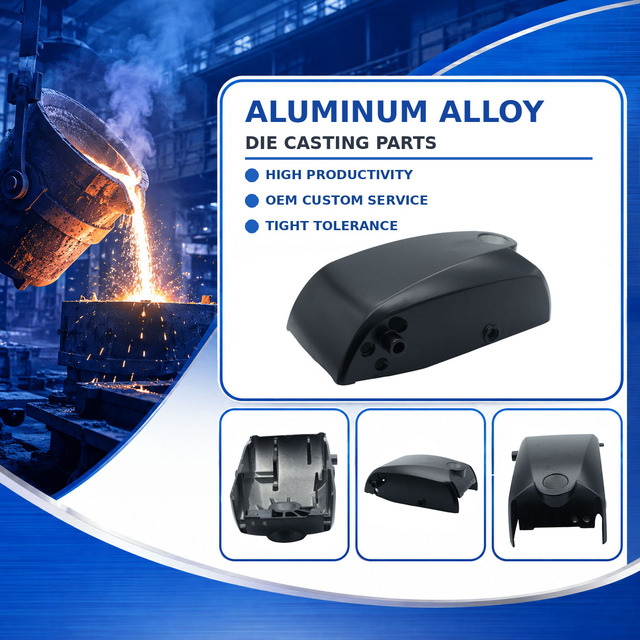 High Pressure Aluminum Die Casting Mechanical Parts OEM Custom Machinery Components