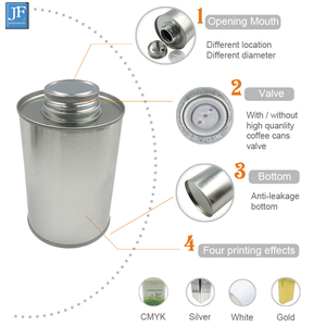 Latas de café vacías con válvula, 500ML - Product Image 3