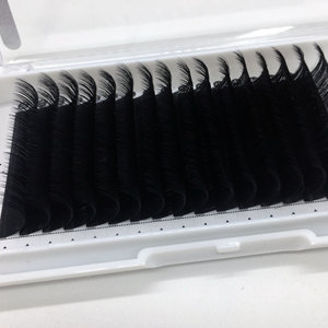 Lashex máy bay phản lực lụa đen cá nhân Mink lông mi mở rộng J/B/C/CC/D/DD/M Curl làm từ Cashmere - Product Image 5