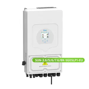 5kw Deye Hybride Zonne-Energie Omvormer Deye 8kw 12kw Met Batterij Back-Up Drie Fase Output