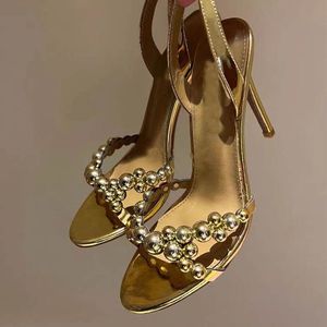 Handmade Custom Design Crystal Rhinestone Sandalias De Slingback High <b>Heel</b> for Sexy Women Shoes - Product Image 2