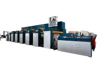 Nueva Máquina de Impresión Flexográfica Automática de 4 Colores de Alta Velocidad 150m/min 1100mm para Bolsas de Papel/Plástico