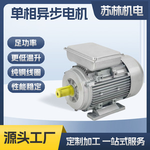 Motor Monofásico Yl90l 4 Personalizado de 1.5kw con Carcasa de Aluminio, Marco de 130mm y 1400rpm para Equipos Mecánicos - Product Image 5
