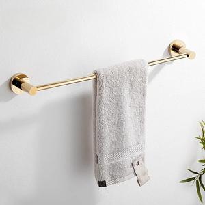 Porte-serviettes mural en cuivre massif Pa Gold, 30-120 cm, avec support pour serviettes, pour salle de bain, douche, balcon - Product Image 2